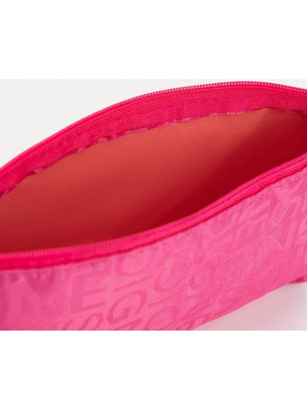 Косметичка, отдел на молнии, цвет малиновый