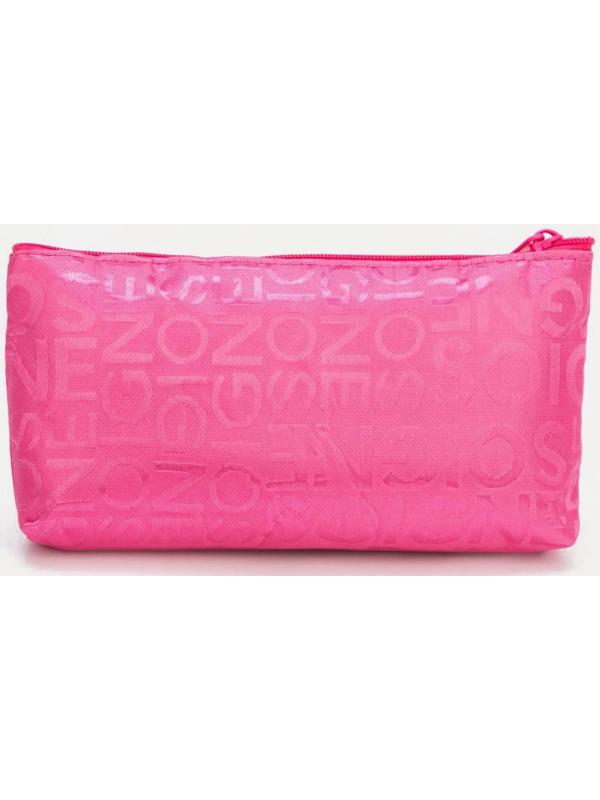 Косметичка, отдел на молнии, цвет малиновый