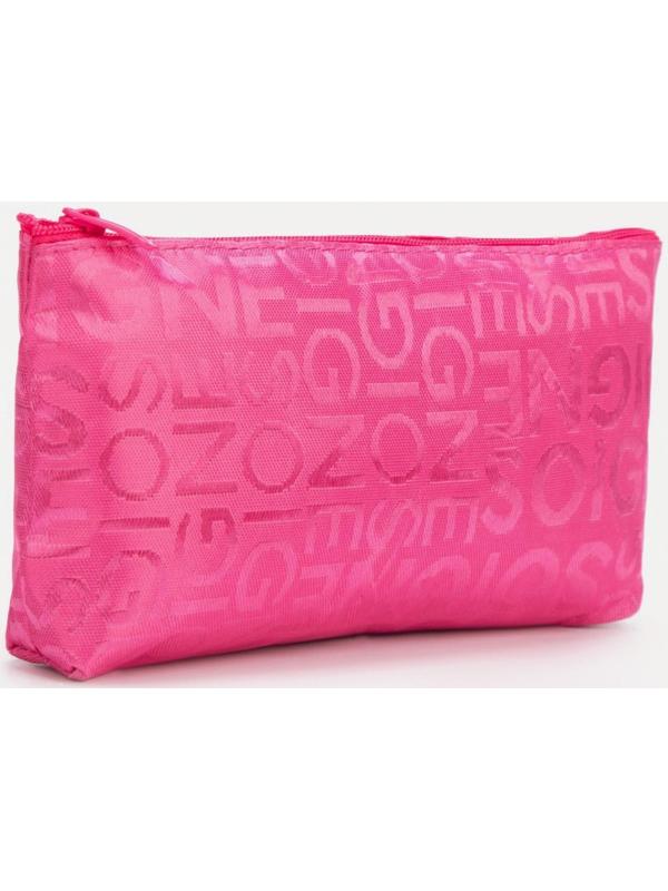 Косметичка, отдел на молнии, цвет малиновый