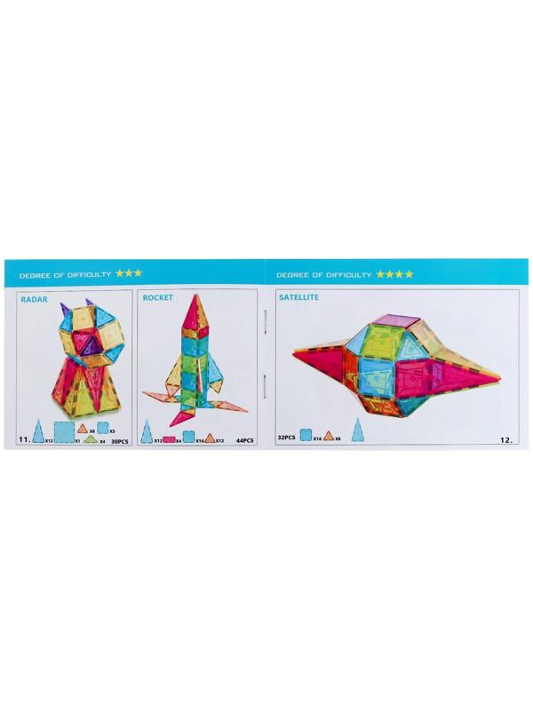 Конструктор магнитный «Геометрические фигуры» FYD1807-2, 28 деталей