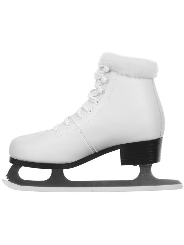 Коньки фигурные ONLITOP с мехом, искусственная кожа, размер 41