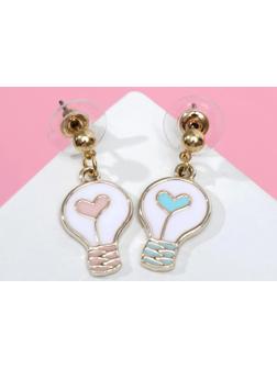 Серьги эмаль 