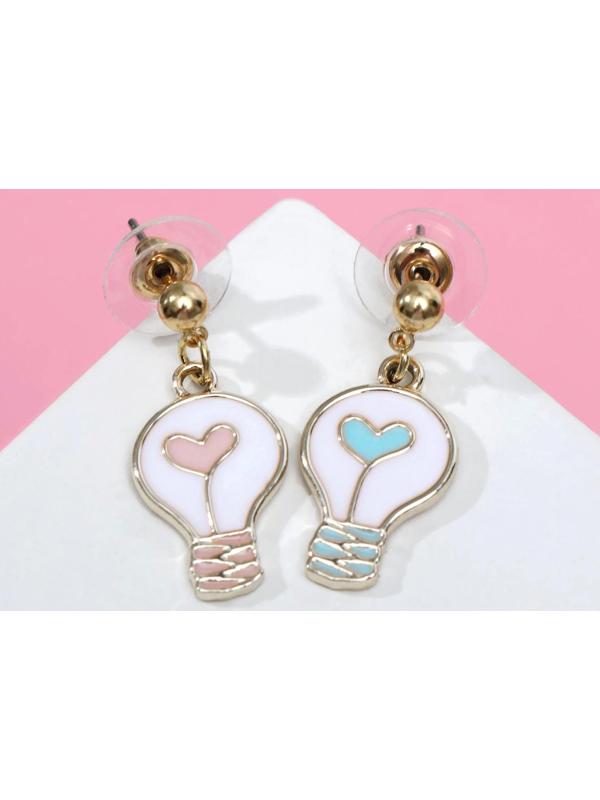 Серьги эмаль 