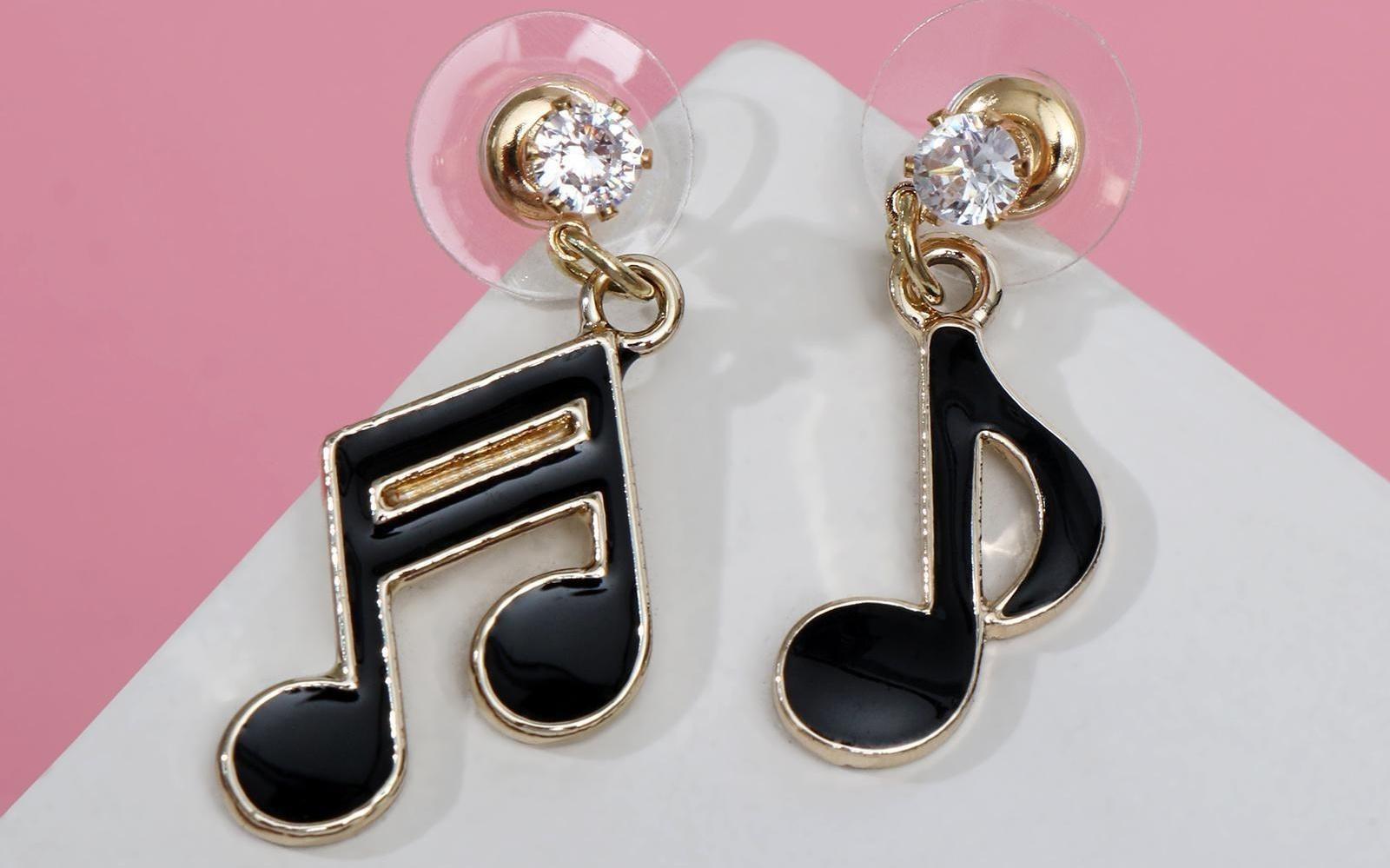 Серьги эмаль 