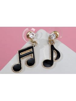 Серьги эмаль 