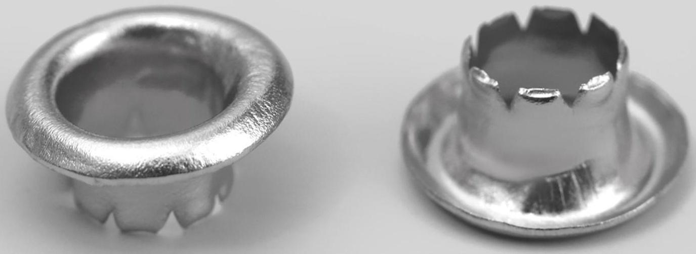 Блочка, d = 4 мм, цвет никель