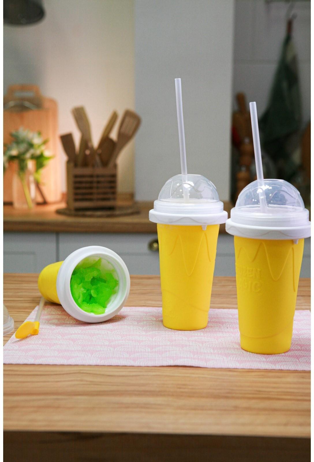 Стакан-форма для приготовления мороженого Доляна «Мэджик», 21×11×11 см, цвет МИКС