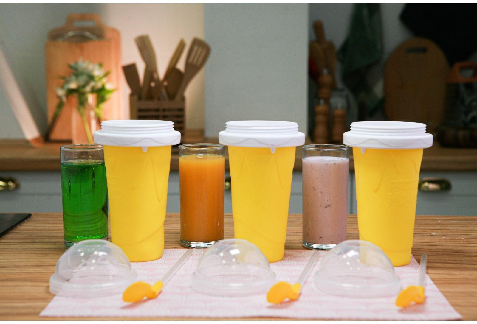 Стакан-форма для приготовления мороженого Доляна «Мэджик», 21×11×11 см, цвет МИКС