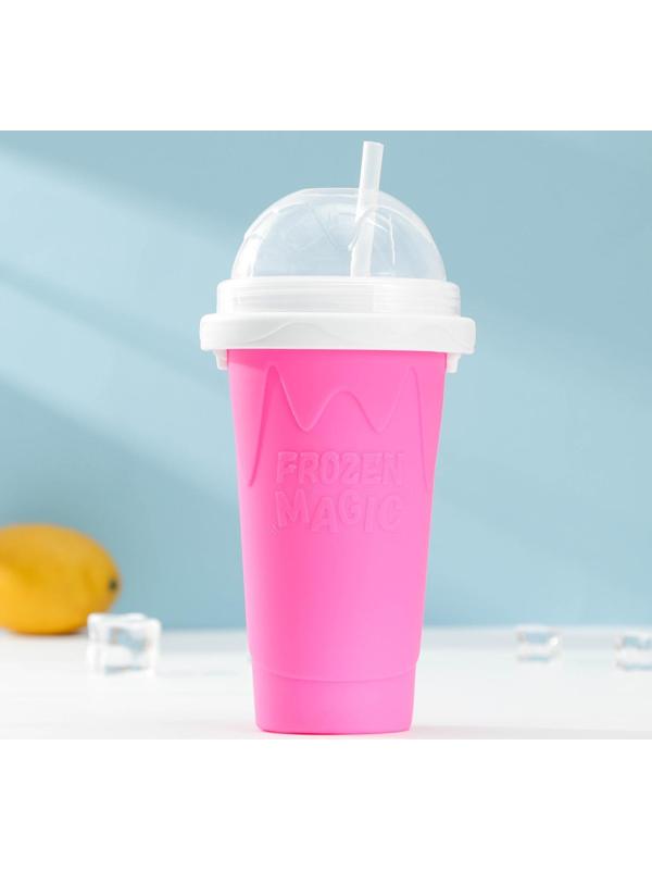 Стакан-форма для приготовления мороженого Доляна «Мэджик», 21×11×11 см, цвет МИКС