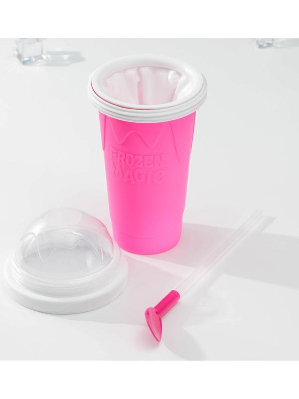 Стакан-форма для приготовления мороженого Доляна «Мэджик», 21×11×11 см, цвет МИКС