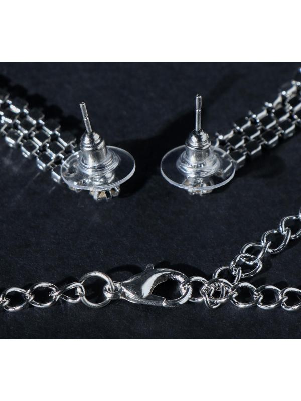 Набор 2 предмета: серьги, колье 