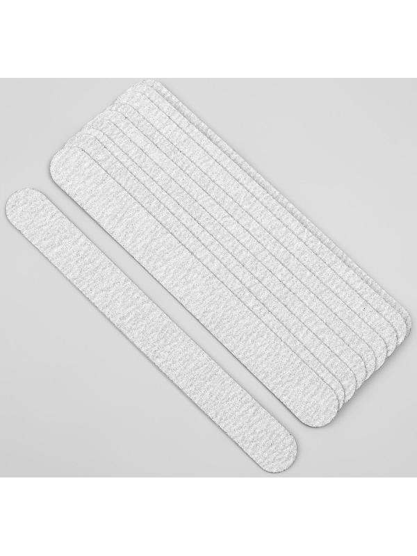 Сменный файл для пилки, на вспененной основе, 18 см, абразивность 180, фасовка 10 шт, цвет серый