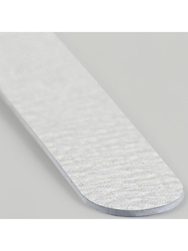 Сменный файл для пилки, на вспененной основе, 18 см, абразивность 180, фасовка 10 шт, цвет серый