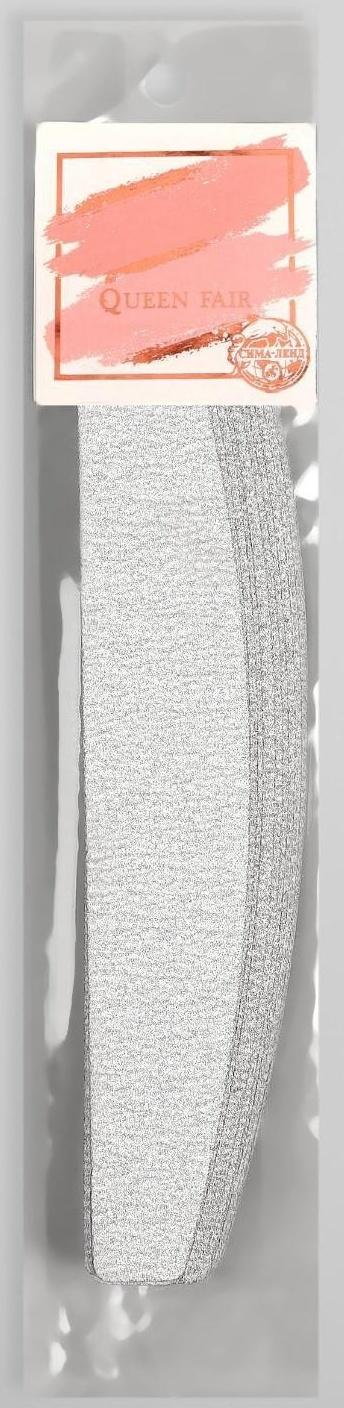 Сменный файл для пилки, на вспененной основе, 18 см, абразивность 180, фасовка 10 шт, цвет серый