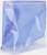 Косметичка с застежкой зип-лок, цвет прозрачный/синий