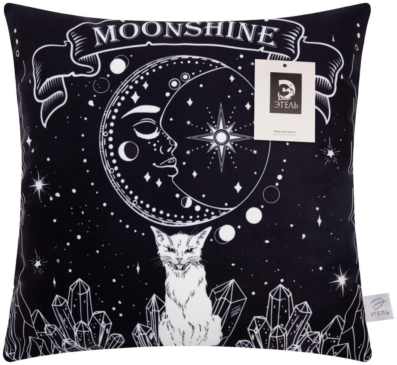 Наволочка декоративная Этель «Moonshine» 40х40 см, 100% п/э, велюр