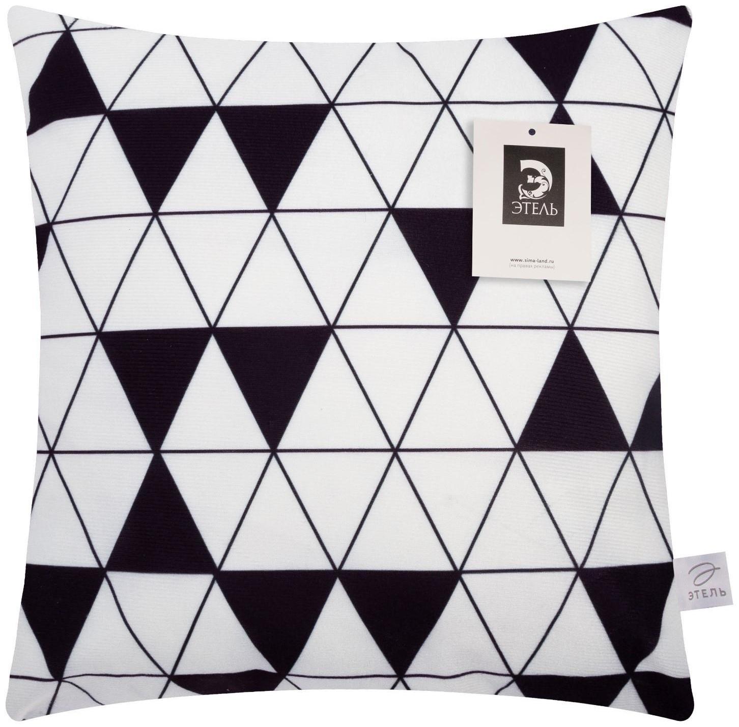 Наволочка декоративная Этель Геометрия «Мозаика» 40х40 см, велюр