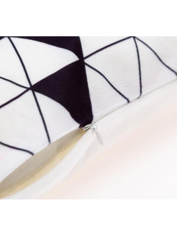 Наволочка декоративная Этель Геометрия «Мозаика» 40х40 см, велюр