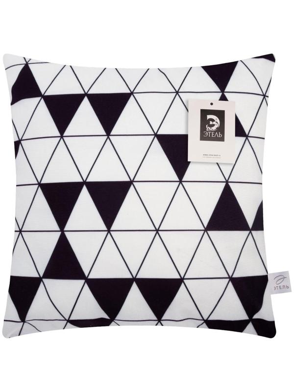Наволочка декоративная Этель Геометрия «Мозаика» 40х40 см, велюр