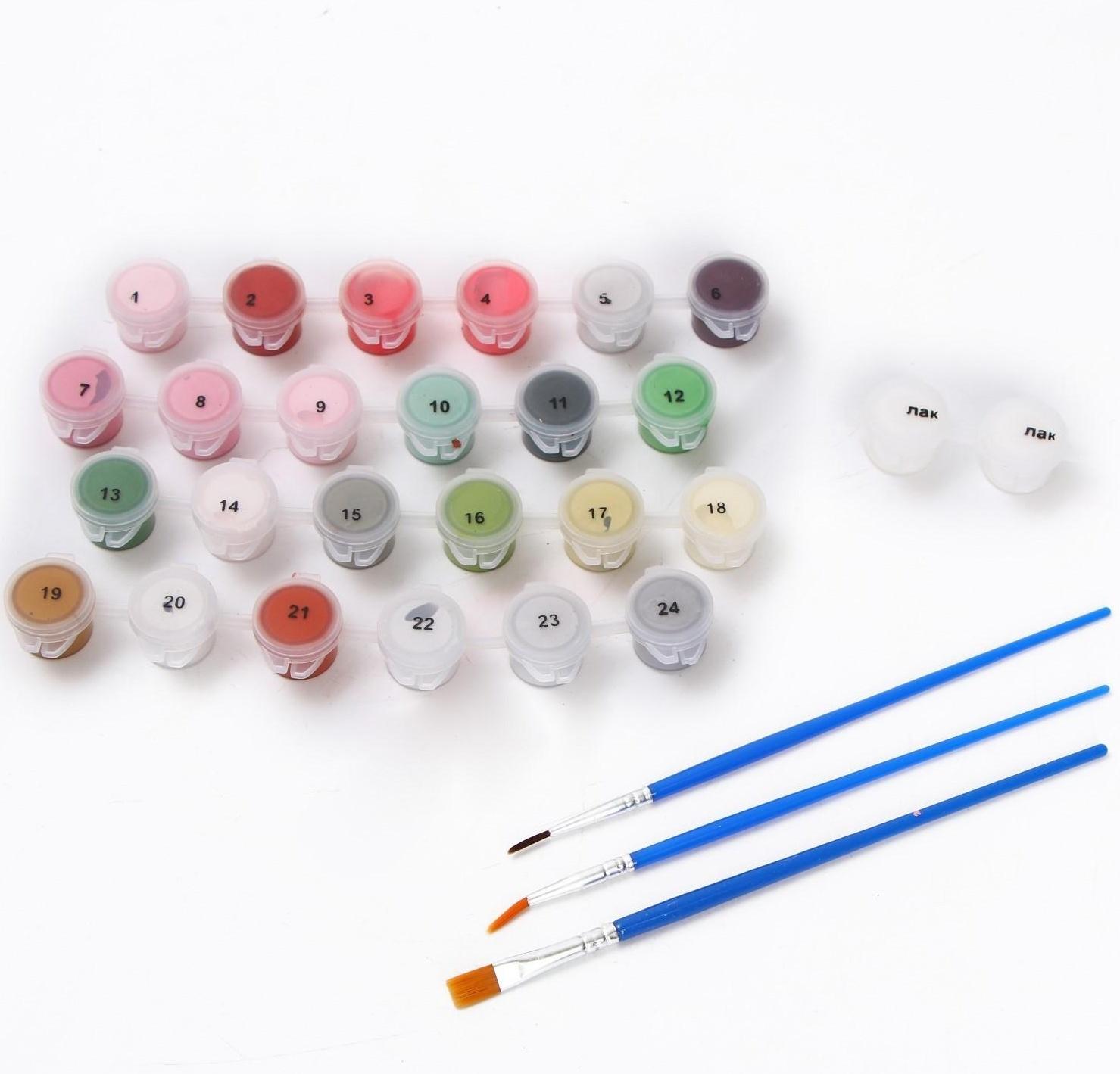 Картина по номерам на холсте с подрамником «Букет» 40х50 см