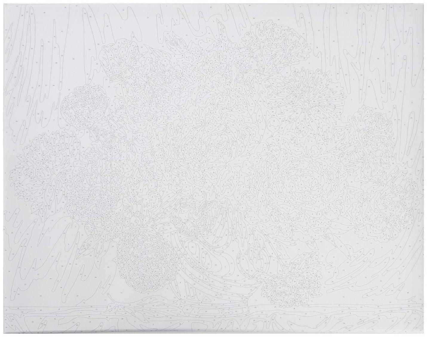 Картина по номерам на холсте с подрамником «Букет» 40х50 см