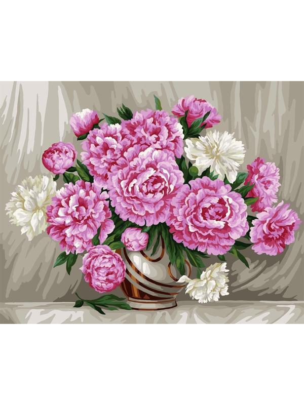 Картина по номерам на холсте с подрамником «Букет» 40х50 см