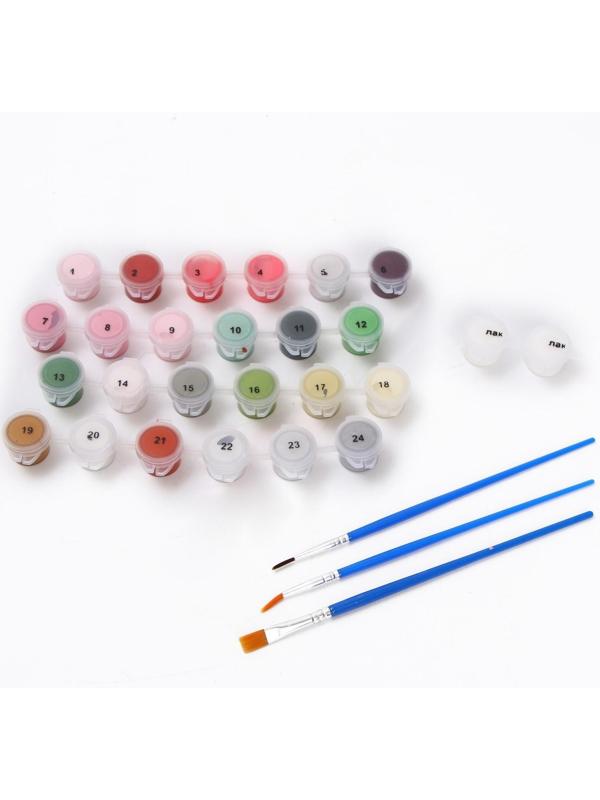 Картина по номерам на холсте с подрамником «Букет» 40х50 см