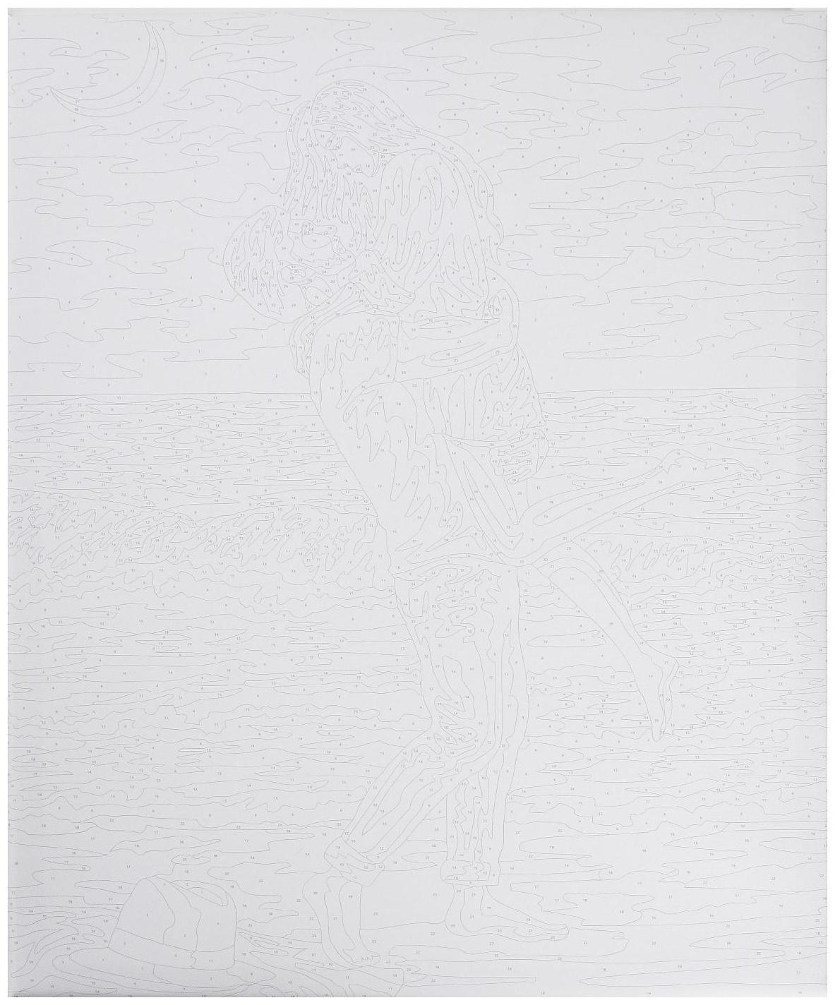 Картина по номерам на холсте с подрамником «Счастливая пара» 40х50 см