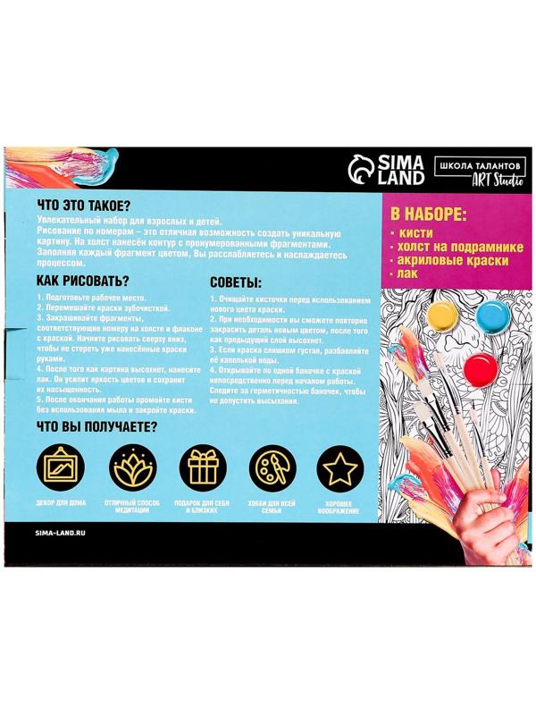 Картина по номерам на холсте с подрамником «Утреннее чаепитие» 40х50 см