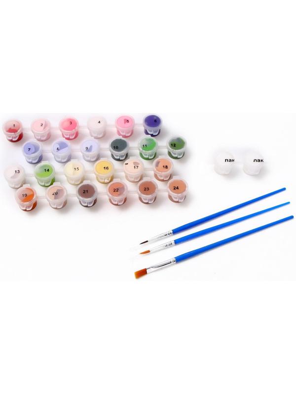 Картина по номерам на холсте с подрамником «Утреннее чаепитие» 40х50 см