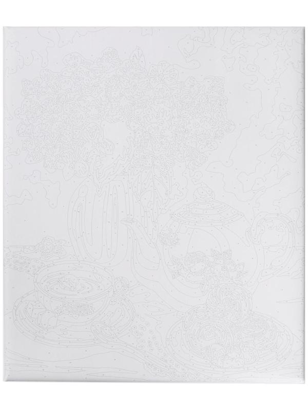 Картина по номерам на холсте с подрамником «Утреннее чаепитие» 40х50 см