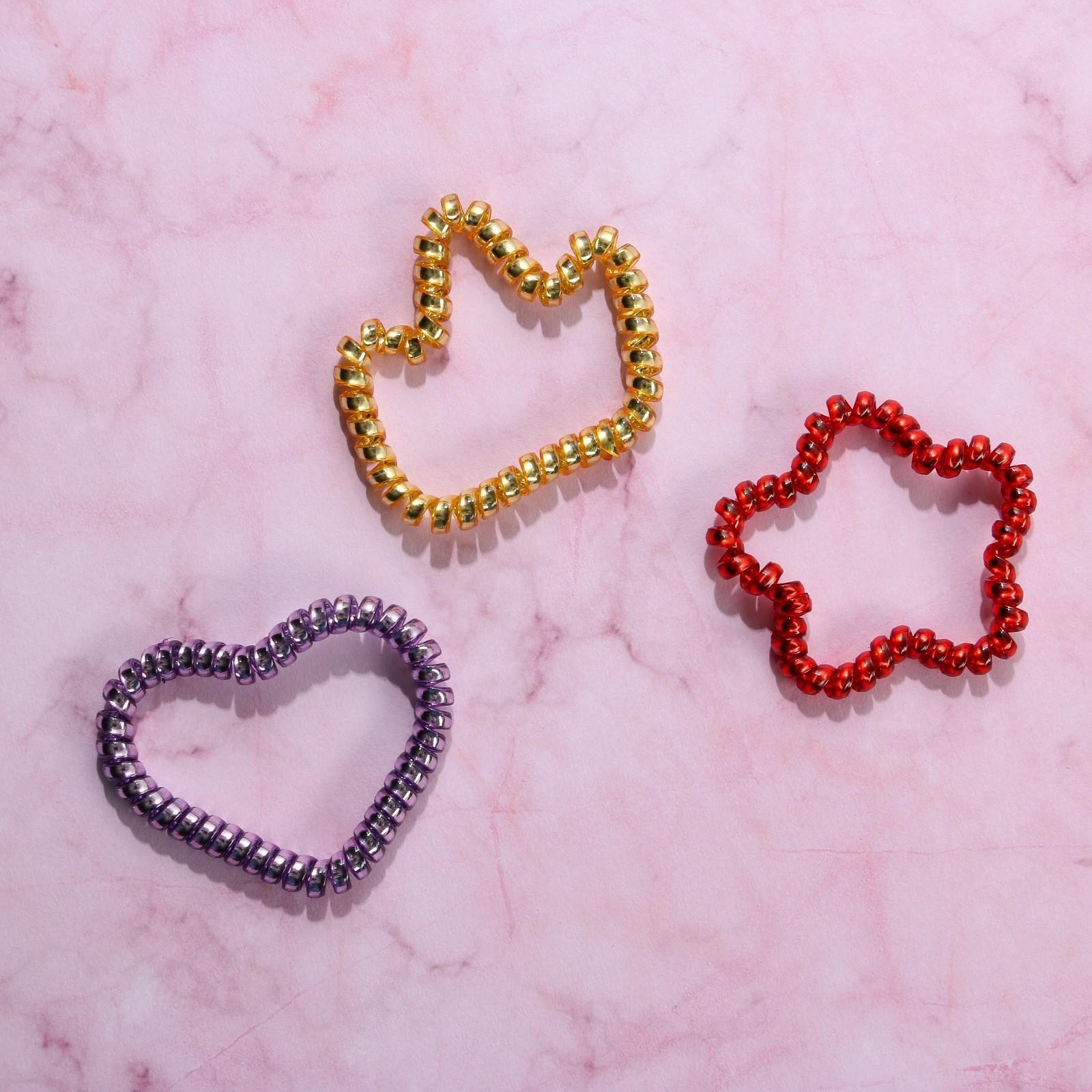 Набор резинок пружинок для волос 