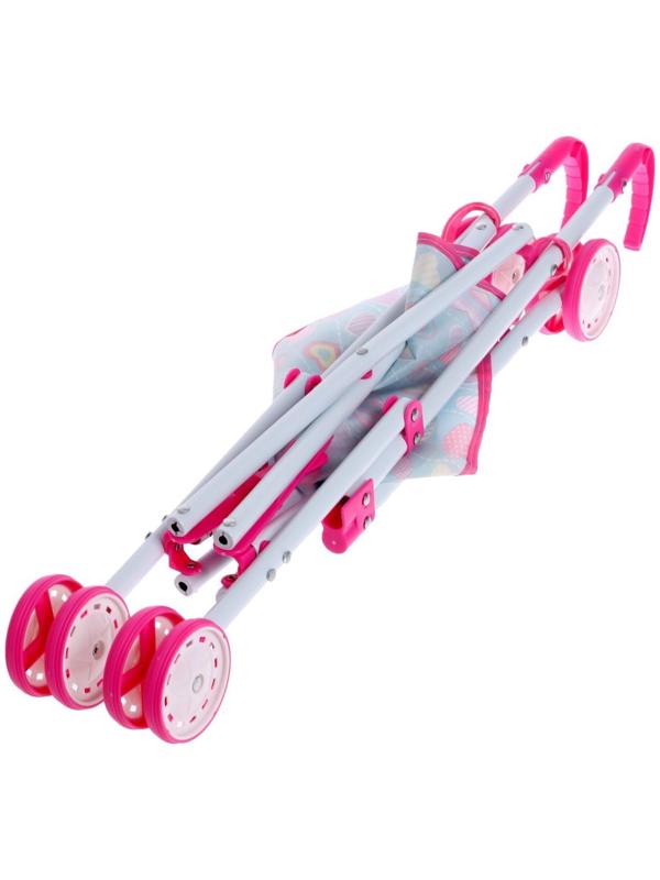 Коляска-трость для кукол, металлический каркас