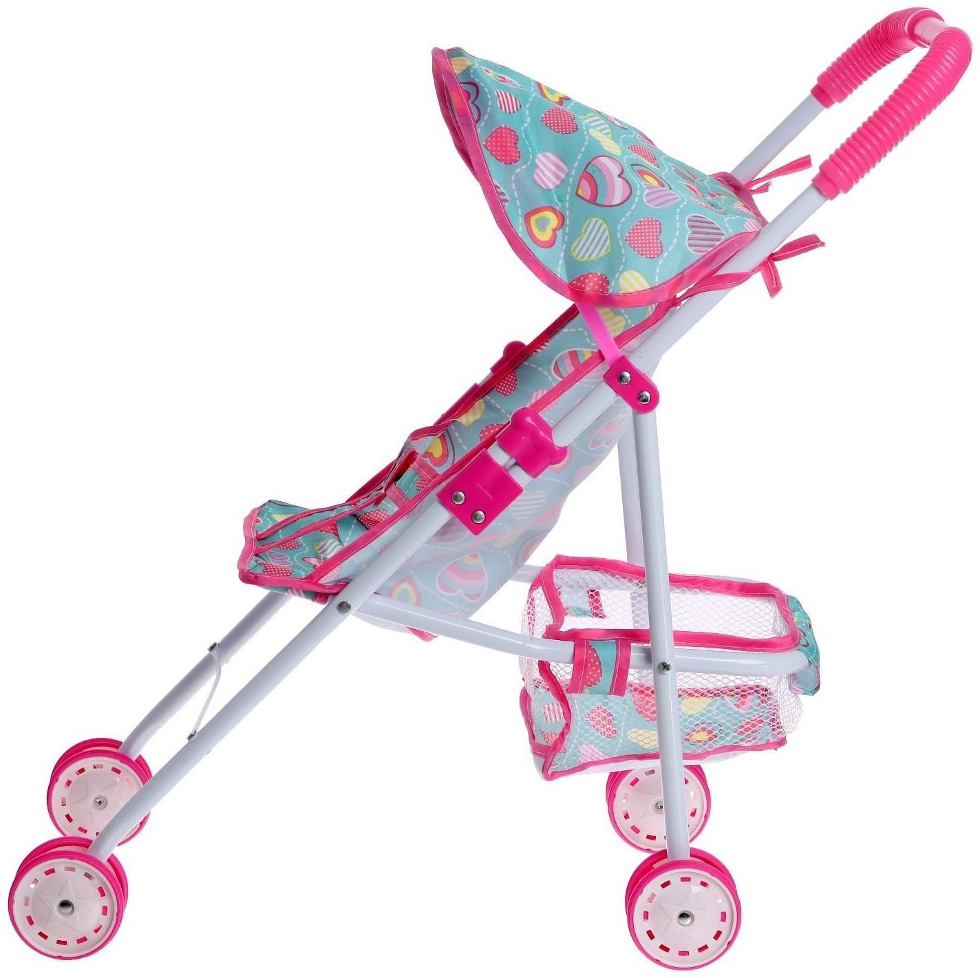 Коляска для кукол, летняя, металлический каркас
