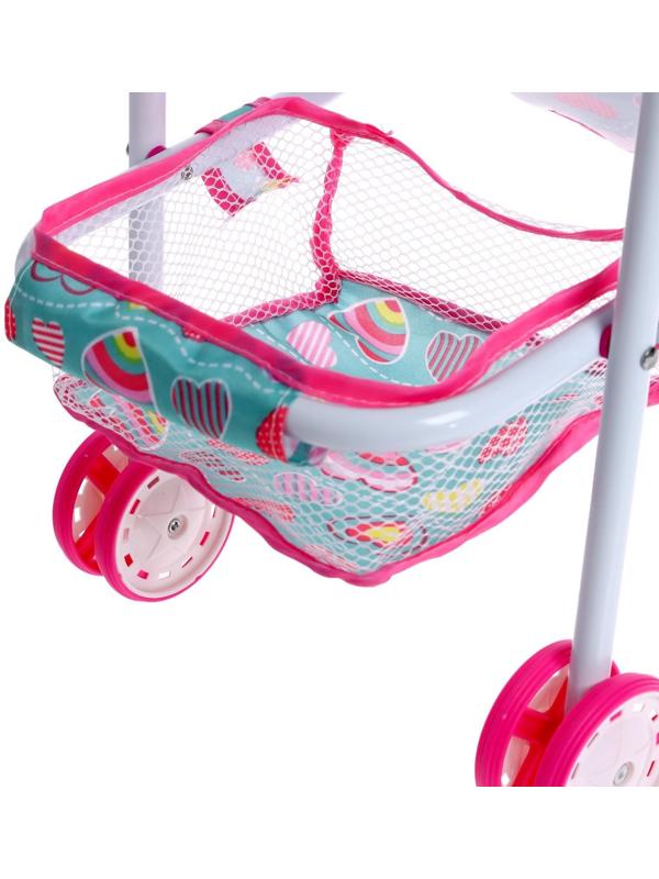 Коляска для кукол, летняя, металлический каркас