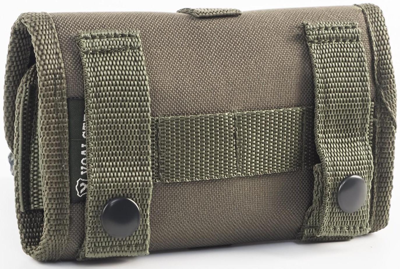 Подсумок на 6 патронов, калибр 12, 16, 20 модуль, ткань, олива