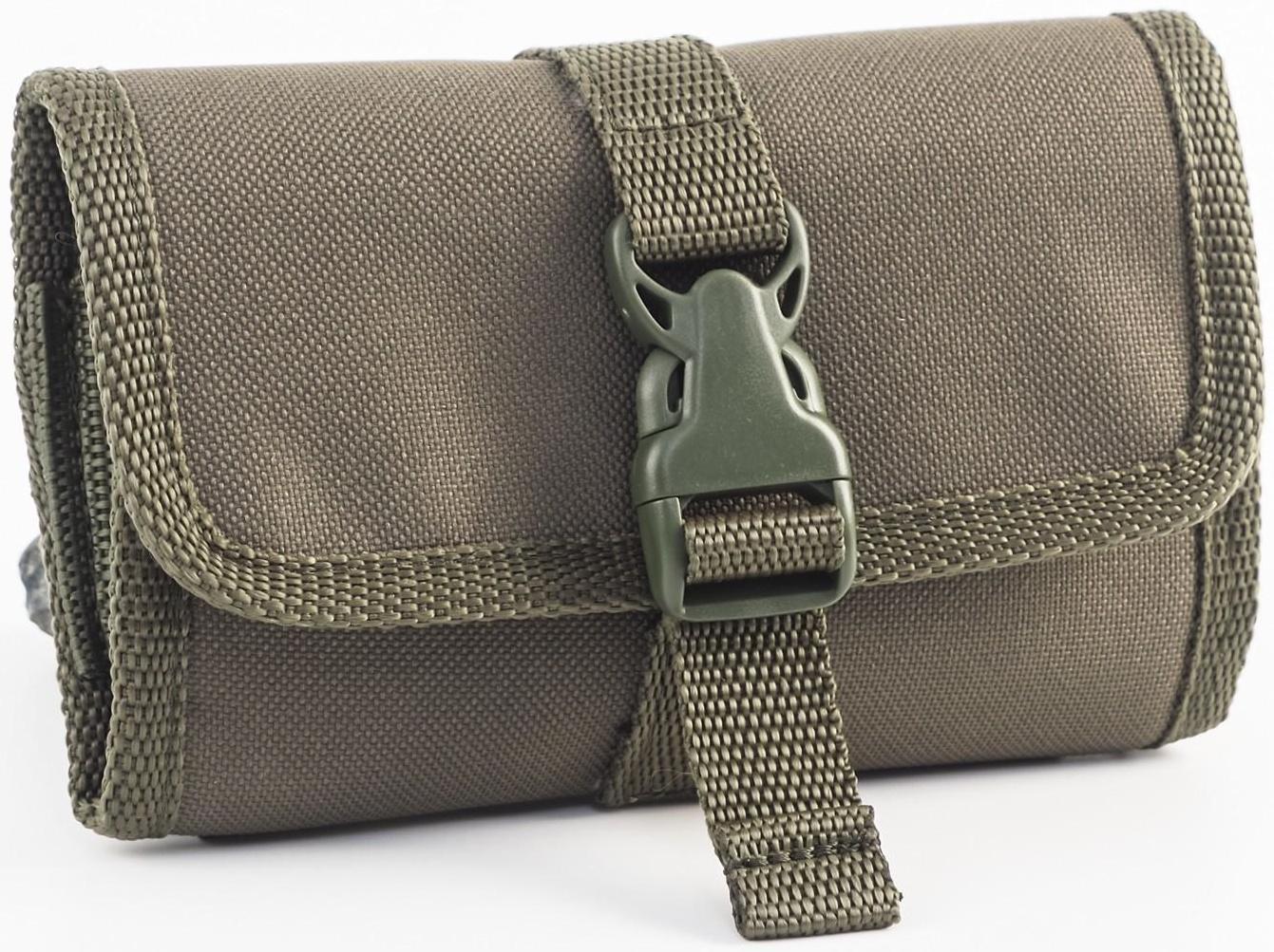 Подсумок на 6 патронов, калибр 12, 16, 20 модуль, ткань, олива