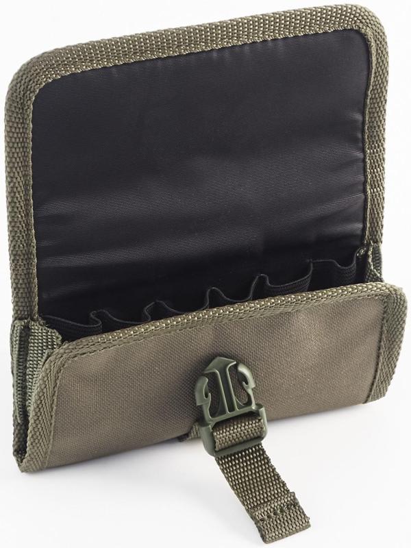 Подсумок на 6 патронов, калибр 12, 16, 20 модуль, ткань, олива