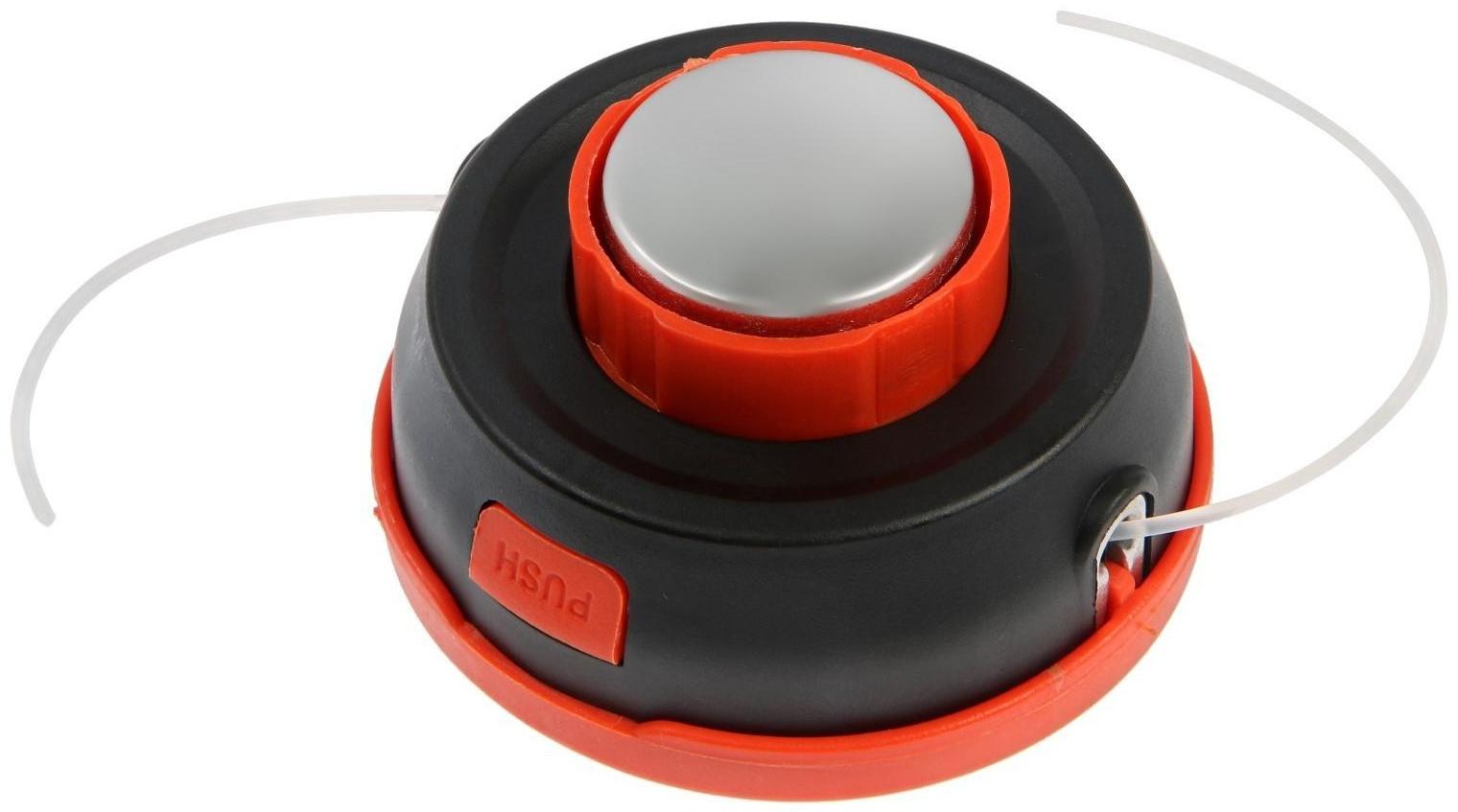 Катушка для триммера ТУНДРА, полуавтоматическая, подшипник, леска до 2.4 мм, М10 х 1.25 мм