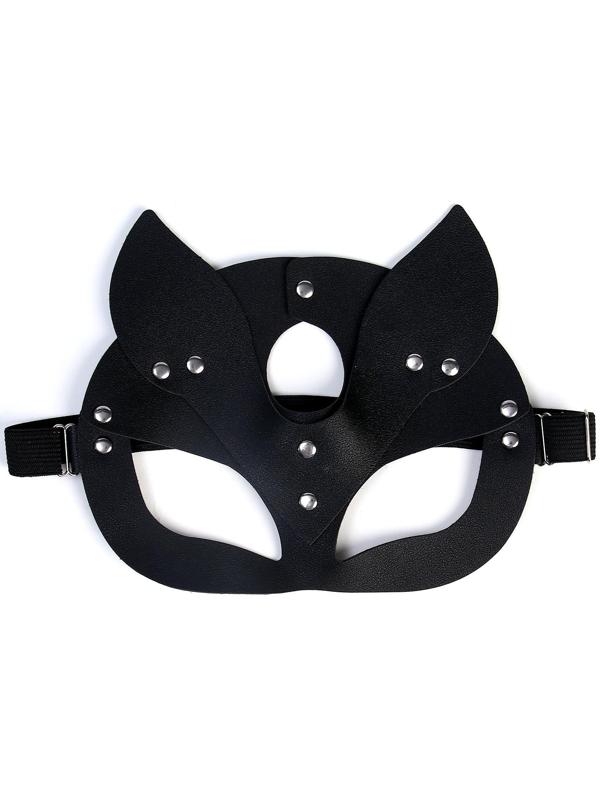 Карнавальная маска «Кошка», цвет чёрный