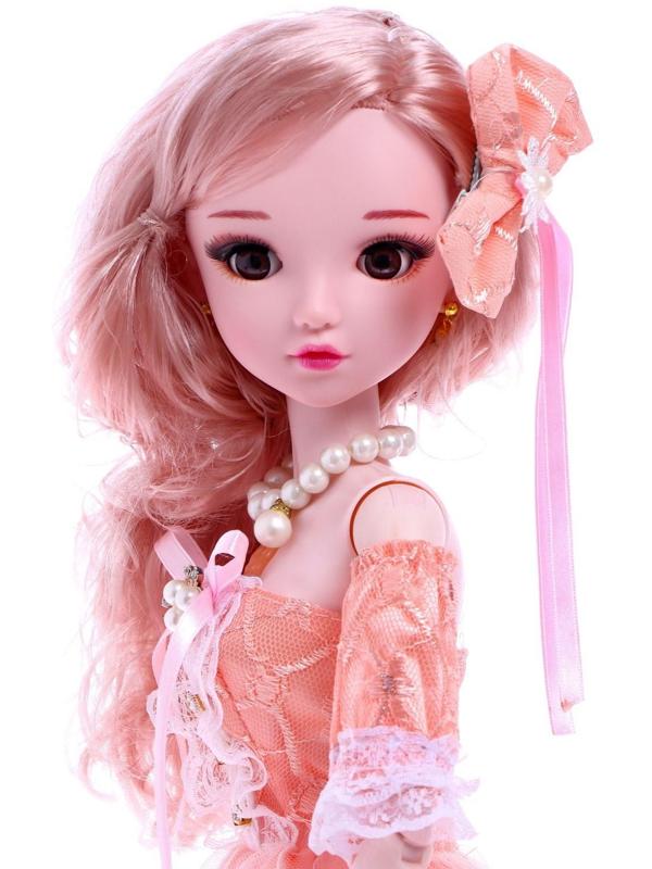 Кукла интерактивная шарнирная «Оля» в платье, с пультом