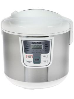 Мультиварка Galaxy GL 2641, 900 Вт, 5 л, 11 программ, с антипригарным покрытием, белая