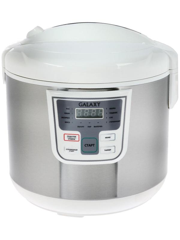Мультиварка Galaxy GL 2641, 900 Вт, 5 л, 11 программ, с антипригарным покрытием, белая