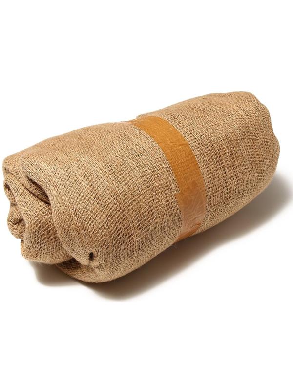 Джут натуральный, 10 × 1,1 м, плотность 190 г/м², плетение 34/22