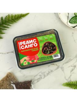 Набор для выращивания микрозелени «Красный редис»: лоток, семена (3 шт), льняной коврик (3 шт)