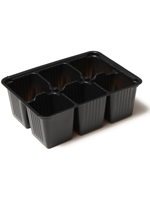 Кассета для рассады, 18 ячеек по 120 мл, поддон, терракотовый
