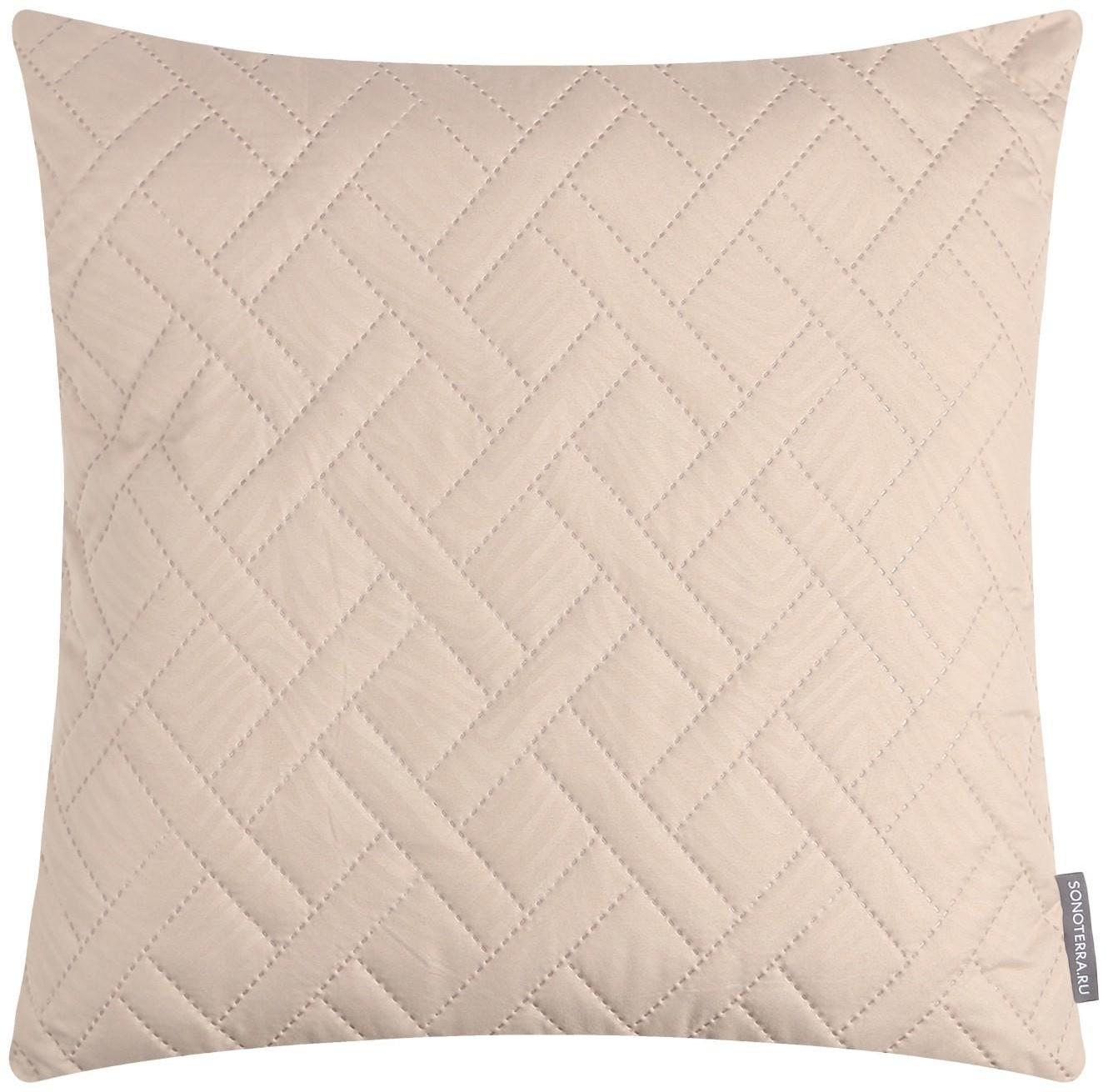 Подушка ST- Стандарт 50х50см, декоративная бежевая