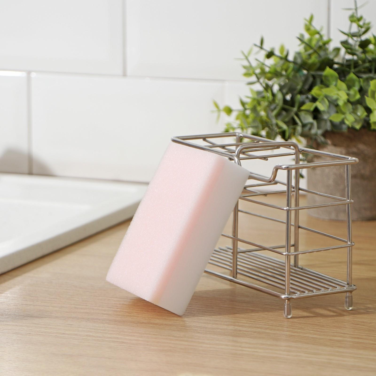 Губка меламиновая с поролонм слоем, 11×7×3 см