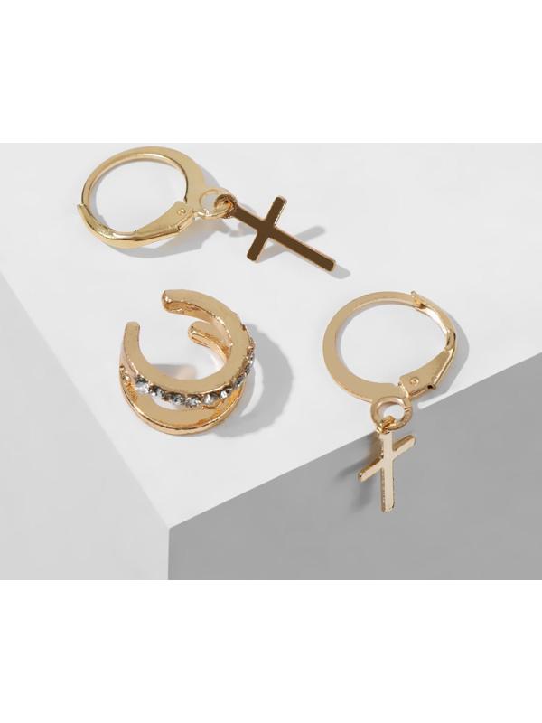 Набор серьги и кафф 