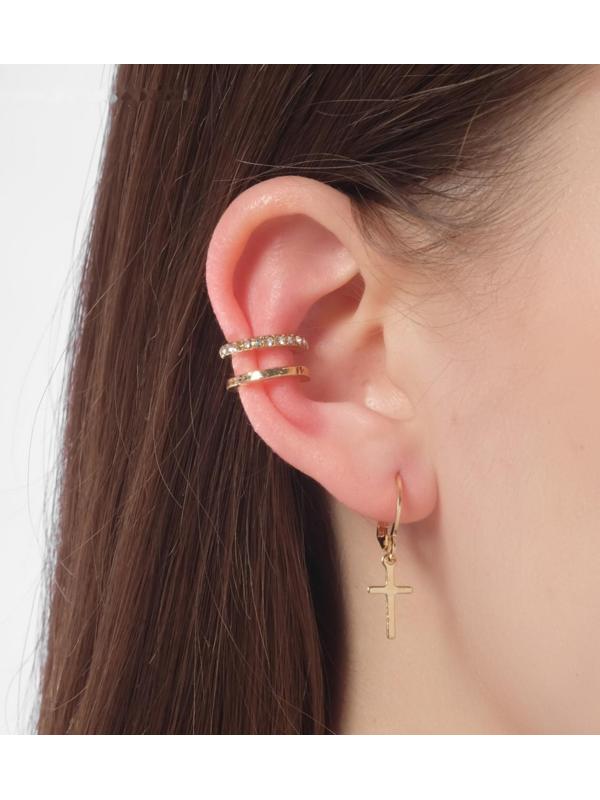 Набор серьги и кафф 